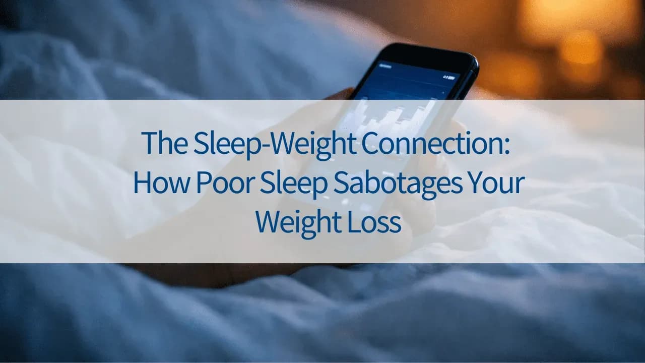 The Sleep-Weight Connection: How Poor Sleep Sabotages Your Weight Loss