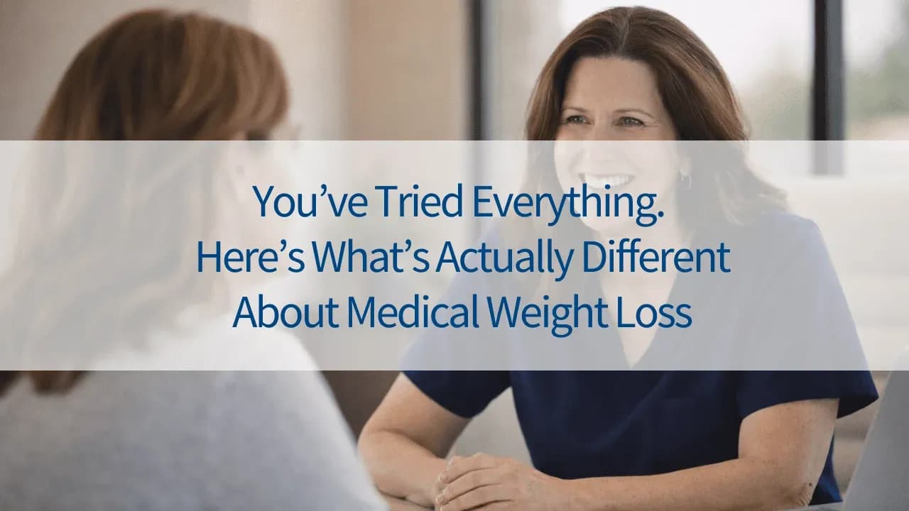 You’ve Tried Everything. Here’s What’s Actually Different About Medical Weight Loss.